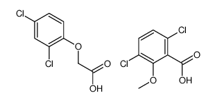 3,6-dichloro-2-methoxybenzoic acid,2-(2,4-dichlorophenoxy)acetic acid结构式