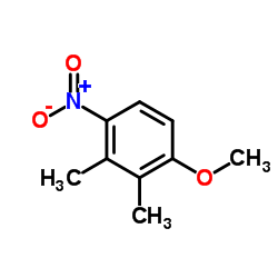 2,3-Dimethyl-4-nitroanisole Structure
