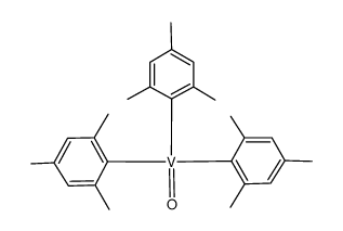 [oxovanadium(V)(2,4,6-trimethylphenyl)3]结构式