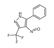 4-nitroso-3-phenyl-5-(trifluoromethyl)-1H-pyrazole Structure