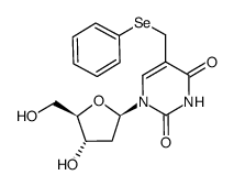 5-(N-methoxymethylamine)-2'-deoxyuridine结构式