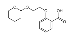 2-[2-(oxan-2-yloxy)ethoxy]benzoic acid Structure