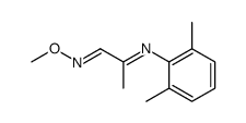 1,4-dimethyl-5-(2,6-dimethylphenyl)-2,5-diaza-1-oxapentadiene Structure