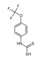 (4-(trifluoromethoxy)phenyl)carbamodithioic acid Structure