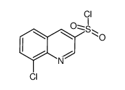 8-chloro-3-quinolinesulfonyl chloride Structure