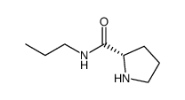 n-propylpyrrolidine-2-carboxamide Structure