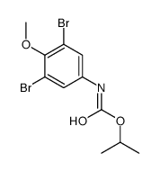 propan-2-yl N-(3,5-dibromo-4-methoxyphenyl)carbamate结构式