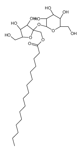 [(2S,3S,4S,5R)-3,4-dihydroxy-5-(hydroxymethyl)-2-[(2R,3R,4S,5S,6R)-3,4,5-trihydroxy-6-(hydroxymethyl)oxan-2-yl]oxyoxolan-2-yl]methyl hexadecanoate Structure