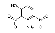 3-amino-2,4-dinitro-phenol Structure