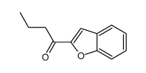 1-(2-苯并呋喃基)-1-丁酮结构式
