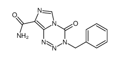 3-benzyl-4-oxoimidazo[5,1-d][1,2,3,5]tetrazine-8-carboxamide结构式