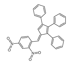 6-(2,4-dinitrophenyl)-1,2,3-triphenylfulvene结构式