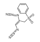 E-(2,3-diazidoprop-2-enylsulfonyl)-benzene Structure