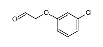 (3-chlorophenoxy)acetaldehyde结构式