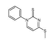 4-methylsulfanyl-1-phenylpyrimidine-2(1H)-thione Structure