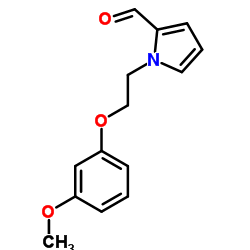 1-[2-(3-METHOXY-PHENOXY)-ETHYL]-1H-PYRROLE-2-CARBALDEHYDE structure