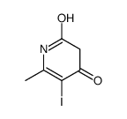 5-iodo-6-methyl-1H-pyridine-2,4-dione结构式