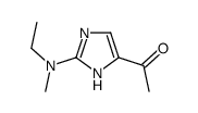 1-[2-[ethyl(methyl)amino]-1H-imidazol-5-yl]ethanone Structure
