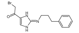 2-bromo-1-[2-(3-phenylpropylamino)-1H-imidazol-5-yl]ethanone Structure