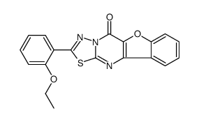 2-(2-ethoxyphenyl)-5H-benzofuro[3,2-d][1,3,4]thiadiazolo[3,2-a]pyrimidin-5-one Structure