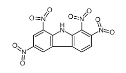 1,2,6,8-tetranitro-9H-carbazole结构式