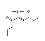 2-methyl-5-trimethylsilylnon-4-ene-3,6-dione Structure