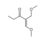 1-methoxy-2-(methoxymethyl)pent-1-en-3-one结构式