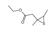 (2,3-dimethyl-thiiranyl)-acetic acid ethyl ester结构式