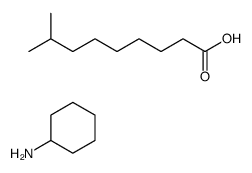 cyclohexanamine,8-methylnonanoic acid结构式