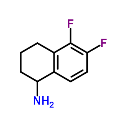 5,6-Difluoro-1,2,3,4-tetrahydro-1-naphthalenamine Structure