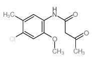 N-(4-chloro-2-methoxy-5-methyl-phenyl)-3-oxo-butanamide structure