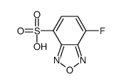 7-fluoro-2,1,3-benzoxadiazole-4-sulfonic acid Structure
