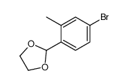 2-(4-bromo-2-methylphenyl)-1,3-dioxolane结构式
