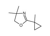 4,4-dimethyl-2-(1-methylcyclopropyl)-5H-1,3-oxazole Structure