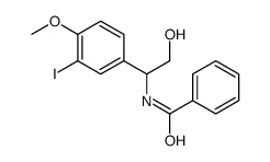 N-[2-hydroxy-1-(3-iodo-4-methoxyphenyl)ethyl]benzamide结构式