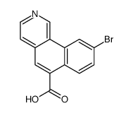 9-bromobenzo[h]isoquinoline-6-carboxylic acid结构式