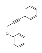 Benzene,(3-phenoxy-1-propyn-1-yl)-结构式