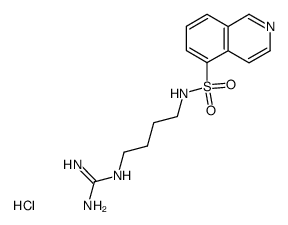 Isoquinoline-5-sulfonic acid (4-guanidino-butyl)-amide; hydrochloride Structure