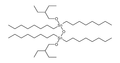 1,1,3,3-tetraoctyl-1,3-bis(2-ethylbutyloxy)distannoxane Structure