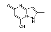 2-METHYLPYRAZOLO[1,5-A]PYRIMIDINE-5,7-DIOL结构式