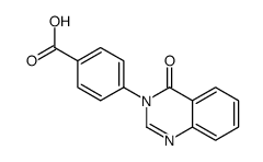 4-(4-氧代喹唑啉)苯甲酸结构式