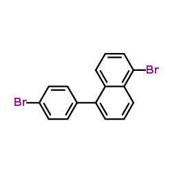 1-Bromo-5-(4-bromophenyl)naphthalene Structure