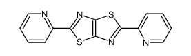 2,5-bis(pyridine-2-yl)thiazolo[5,4-d]thiazole结构式