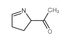 1-(3,4-二氢-2H-吡咯-2-基)乙酮结构式