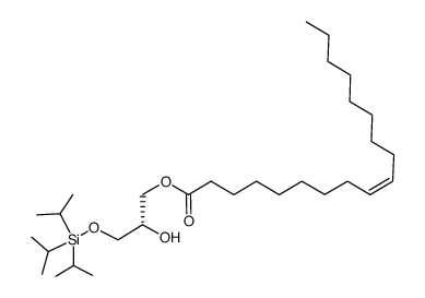 1-O-triisopropylsilyl-3-oleoyl-sn-glycerol Structure