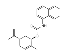 α-Naphthylurethan von (+-)-trans-Carveol Structure