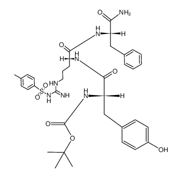 Boc-Tyr-D-Arg(Tos)-Phe-NH2结构式