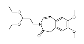 3-(7,8-Dimethoxy-1,3-dihydro-2H-3-benzazepin-2-on-3-yl)-propionaldehyde diethyl acetal Structure