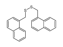 1-[(naphthalen-1-ylmethyldisulfanyl)methyl]naphthalene结构式