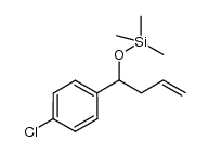 1-chloro-4-[1-[(trimethylsilyl)oxy]-3-buten-1-yl]benzene结构式